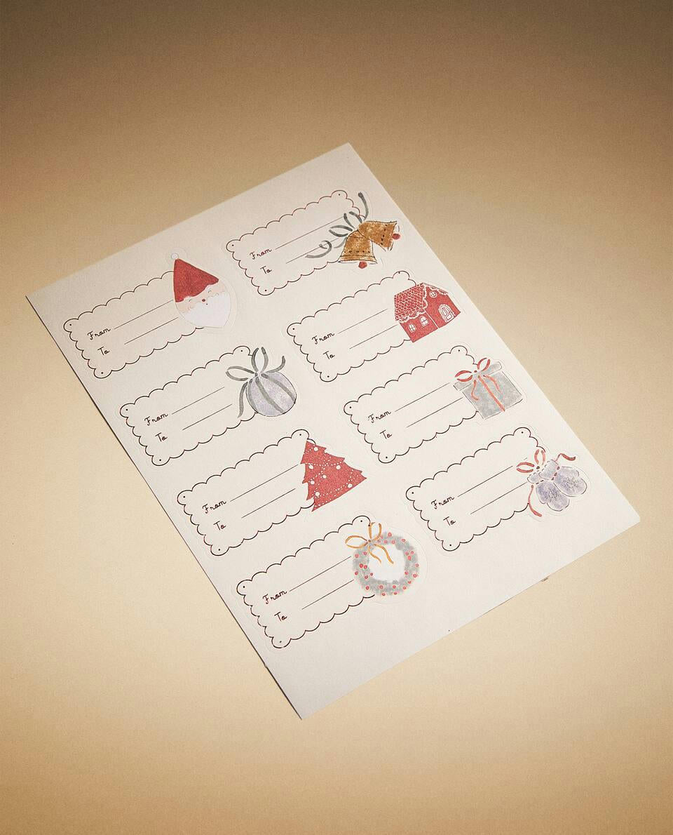 PACK OF CHILDREN’S CHRISTMAS GIFT LABELS (PACK OF 24)