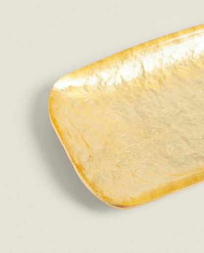 GOLDEN GLASS TABLEWARE SET