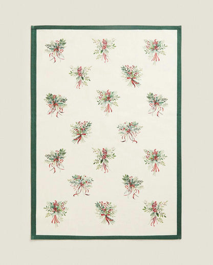 PACK OF CHRISTMAS SPRAY TEA TOWELS (PACK OF 2)