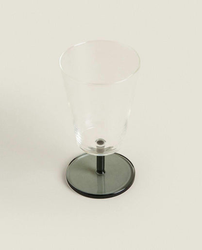 BOROSILICATE GLASS WITH COLOURED STEM