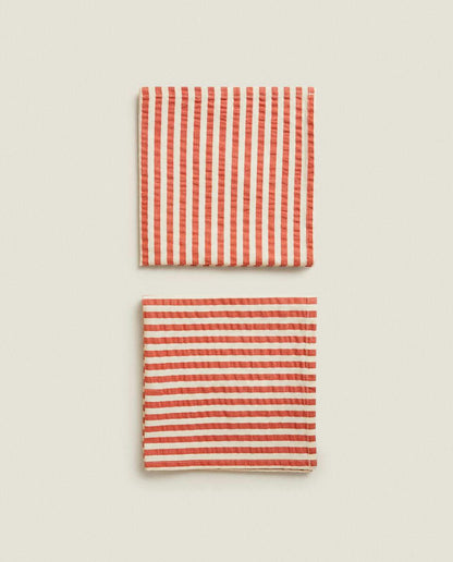 STRIPED NAPKINS (PACK OF 2)