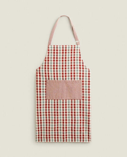CHRISTMAS CHECK APRON