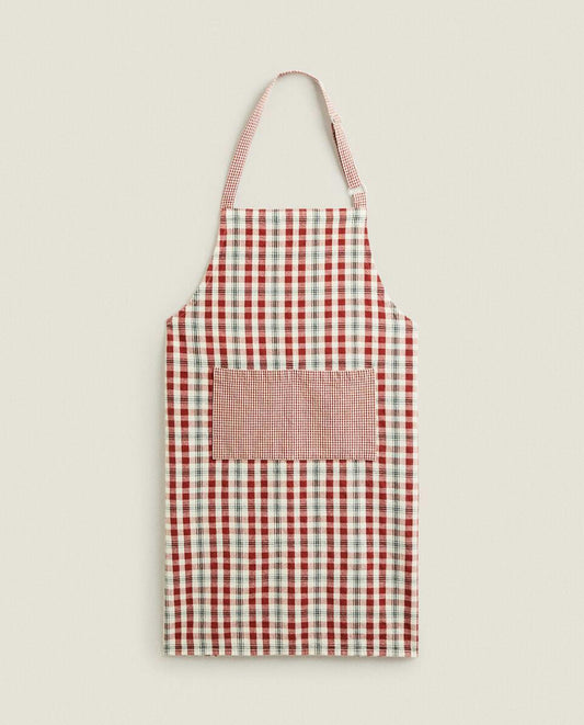 CHRISTMAS CHECK APRON