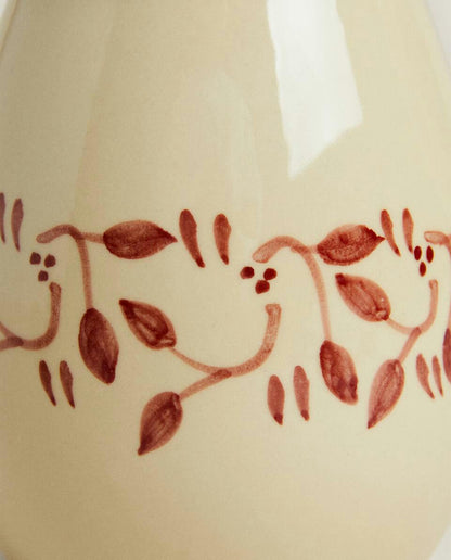 PAINTED CERAMIC CHRISTMAS JUG