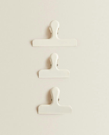 METALLIC CLIPS (SET OF 3)