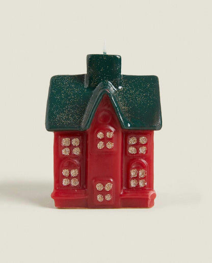 CHRISTMAS HOUSE DECORATIVE CANDLE