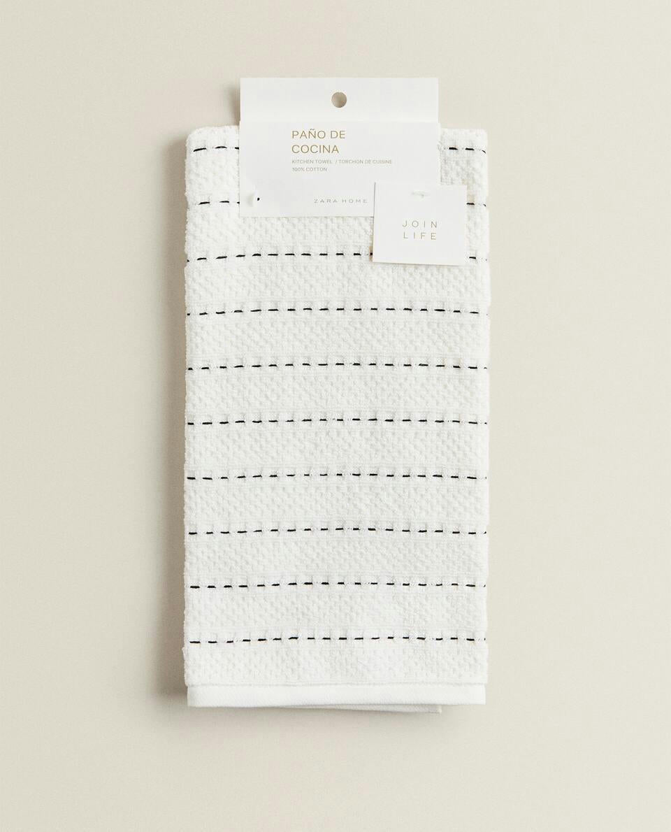 COTTON TERRYCLOTH TEA TOWEL