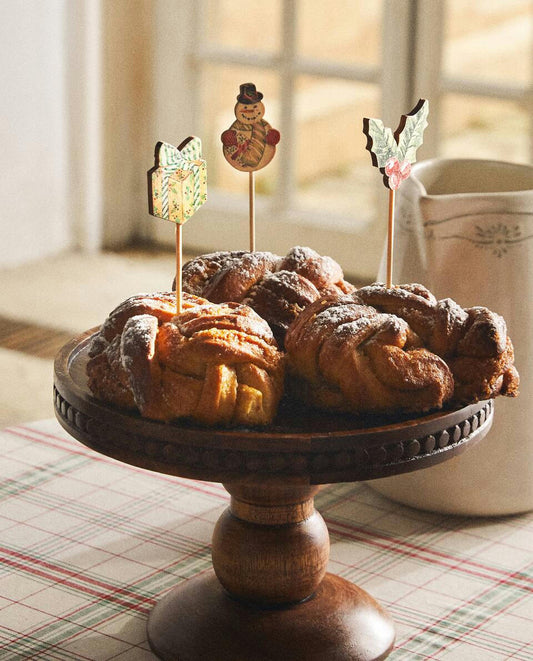 PACK OF CHRISTMAS FIGURE COCKTAIL PICKS (PACK OF 24)