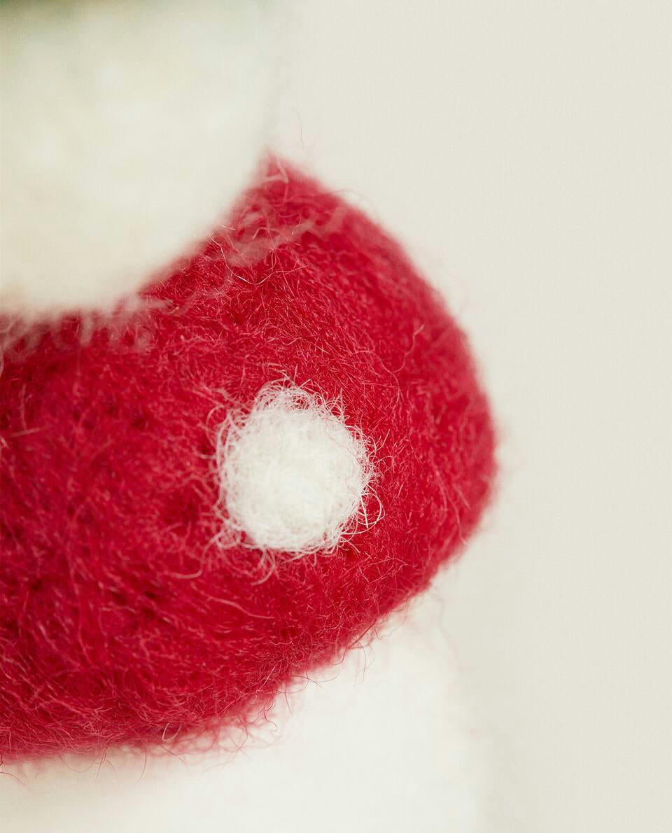 FELT MUSHROOM CHRISTMAS DECORATION