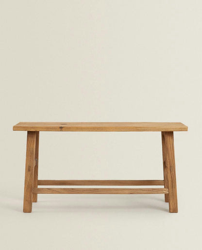 ELM WOOD BENCH