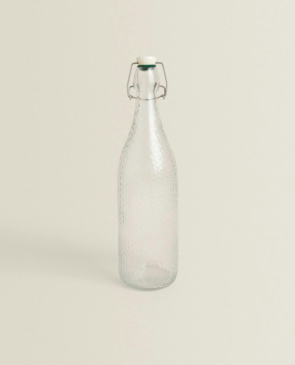 BOTTLE WITH CERAMIC STOPPER