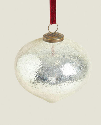 TEXTURED CHRISTMAS DECORATION