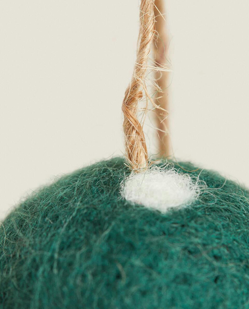 FELT MUSHROOM CHRISTMAS DECORATION