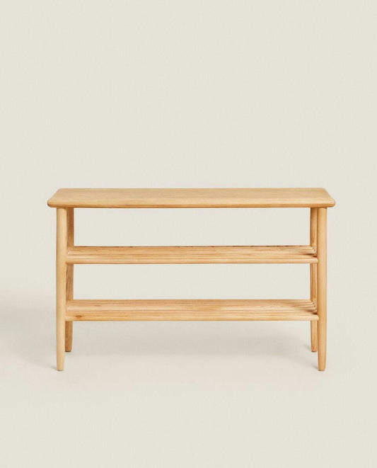 ASH WOOD SHOE RACK