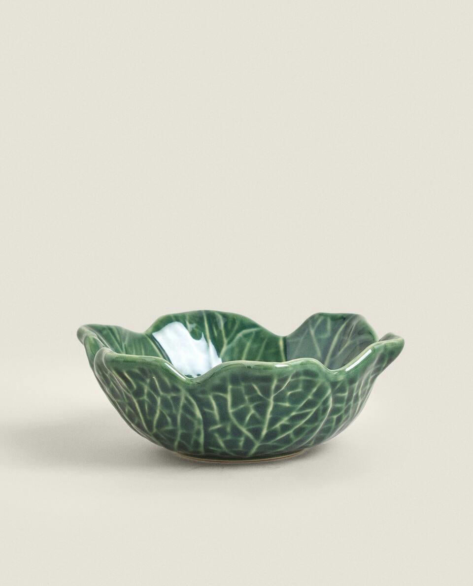 LEAF TRIM EARTHENWARE TABLEWARE