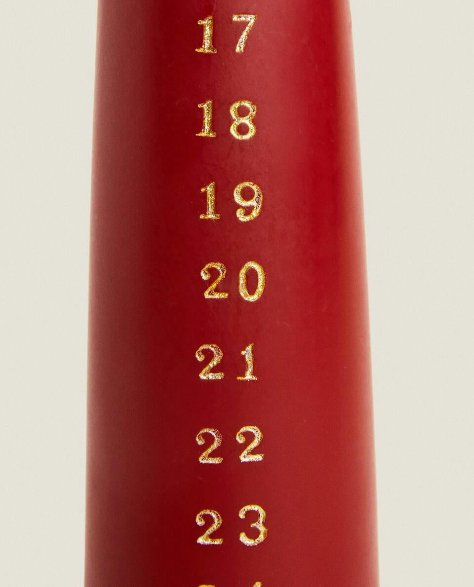CHRISTMAS ADVENT CALENDAR CANDLE
