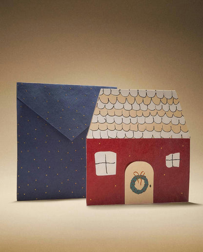 CHILDREN’S CHRISTMAS HOUSE POSTCARD