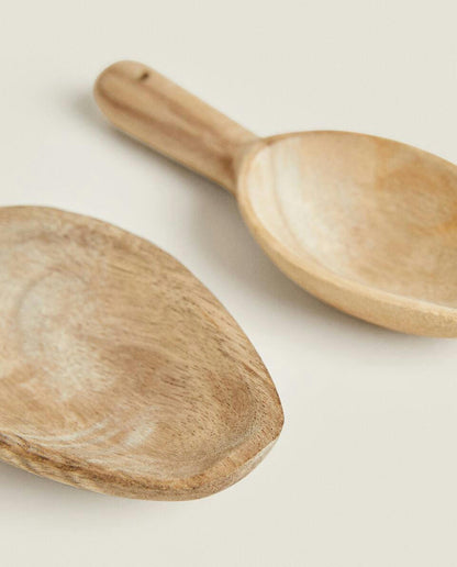 WOODEN SCOOPS (PACK OF 2)