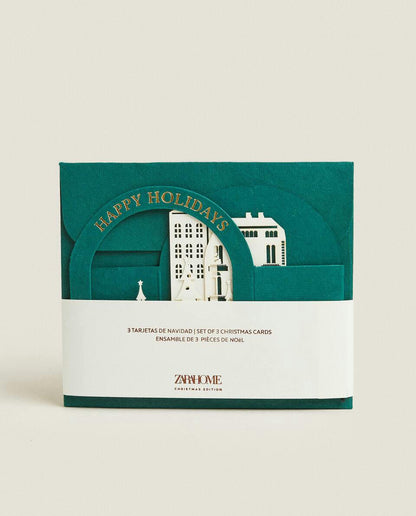 CHRISTMAS POSTCARD PACK (PACK OF 3)