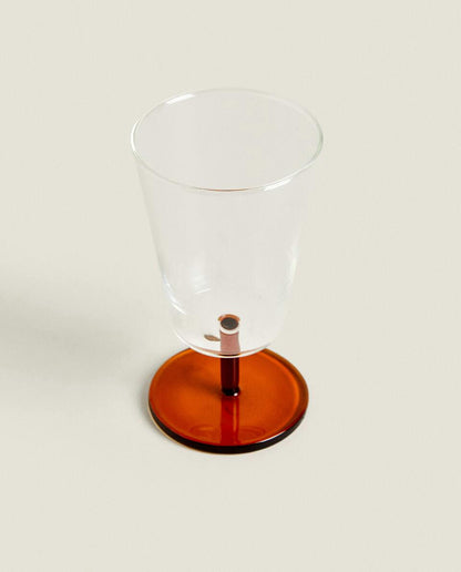BOROSILICATE GLASS WITH COLOURED STEM