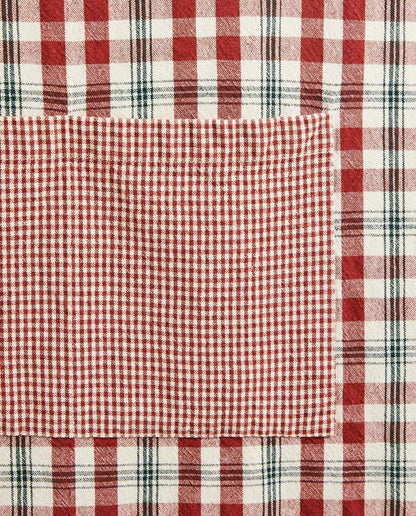 CHRISTMAS CHECK APRON
