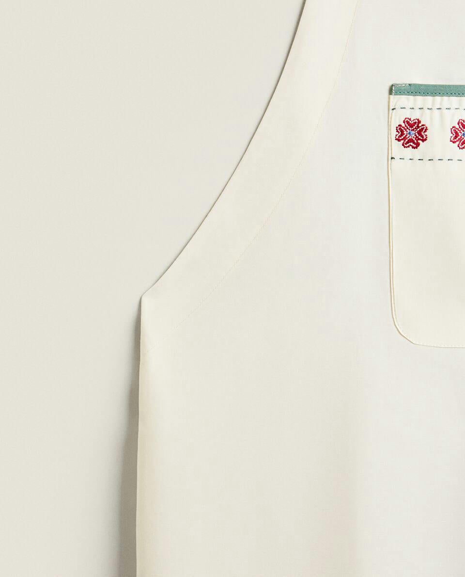 ADULT CHRISTMAS COTTON AND LINEN APRON